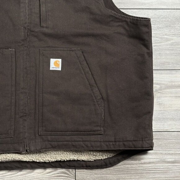 Carhartt Sherpa Lined Vest - Picture 2 of 4